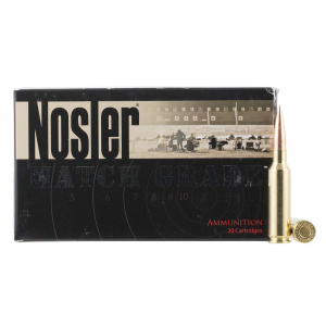 NOSLER 60115 Match Grade Rdf 6.5 Creedmoor 140 Gr Hollow Point Boat Tail (hpbt) 20 Bx/ 10 Cs