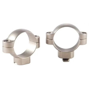 Leupold 49902 Standard Rings  Dovetail 1 Medium Silver