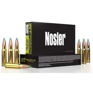 NOSLER 42050 Ballistic Tip Hunting 6.5 Creedmoor 120 Gr Ballistic Tip 20 Bx/ 10 Cs