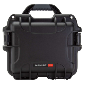 Nanuk 905-1001 905  Black Interior 9.40 L x 7.40 W x 5.50 H Resin