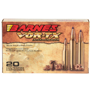 BARNES Bullets 21557 Vor-tx Rifle 25-06 Rem 100 Gr Tipped Tsx Boat Tail 20 Bx/ 10 Cs