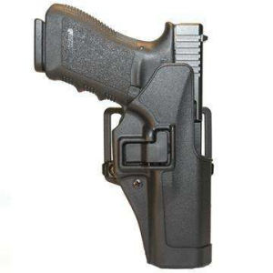 Blackhawk 410513BKL Serpa CQC Concealment Black Matte Polymer OWB Fits Glock 20,21 Left Hand