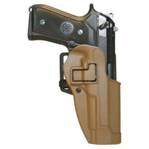 BLACKHAWK HOLSTER BERETTA 92/96 LH COYOTE TAN SERPA CQC MAT