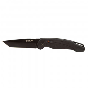 Telum Tactical Knife Titan Black Automatic 4in D2 Blade