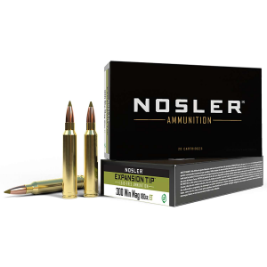 NOSLER 40038 E-tip 300 Win Mag 180 Gr E-tip Lead-free 20 Bx/ 10 Cs