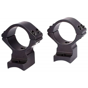Talley 840700SM Ring/Base Combo Black Anodized Aluminum 34mm Tube Compatible w/Remington 700/721/722/725/40X 6-48 Screws Mount Medium Rings Short Action 20 MOA