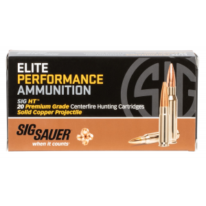 Sig Sauer Elite Copper Hunting JHP Ammo