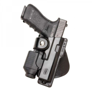 Fobus RBT19 Tactical  Paddle Black Polymer Belt for Glock 19,23,32 w/Tactical Light or Laser Right Hand