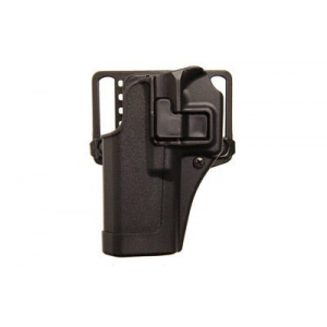 Blackhawk 410568BKL Serpa CQC Concealment Black Matte Polymer OWB Fits Glock 43 Left Hand