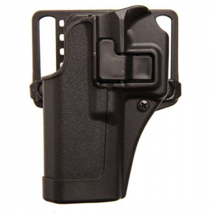 Blackhawk 410502BKL Serpa CQC Concealment  Black Matte Polymer OWB Glock 19,23,32,36 Left Hand