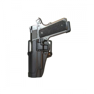 Blackhawk 410503BKL Serpa CQC Concealment  Black Matte Polymer OWB 1911 Govt & Clones w/wo Rail Left Hand