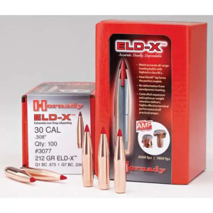 Hornady 2441 ELD-X  6mm .243 90 gr Extremely Low Drag-eXpanding 100 Per Box