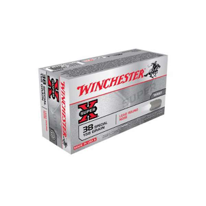 Winchester Ammo X38S1P Super-X  38 Special 158 gr Lead Round Nose (LRN) 50 Bx/ 10 Cs