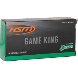 HSM Ammo 6.5 Grendel 120gr. Sbt Sierra Game King Ammunition 20rd Box