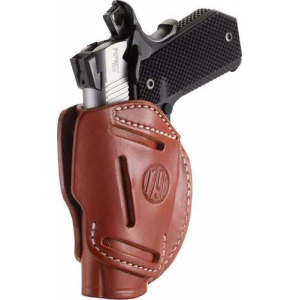 1791 Gunleather 3WH1CBRA 3 Way Brown Leather OWB 1911 3-4 Ambidextrous Hand