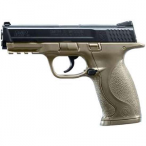 S&W Air Pistol 2255051 S&W M&P  CO2 177 BB 19rd Flat Dark Earth Frame Black Slide Flat Dark Earth Polymer Grip