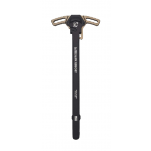 BHA Precision AR-15 WarHammer Mod2 FDE Large Lever Ambi Black Charging Handle