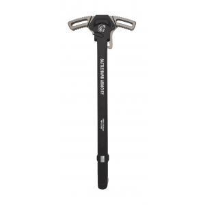BHA Precision AR-15 WarHammer Mod2 Gray Large Lever Ambi Black Charging Handle