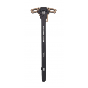 BHA Precision AR-15 WarHammer Mod2 FDE Micro Lever Ambi Black Charging Handle