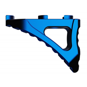 Rise Armament Micro Hand Stop Skeletonized Blue Aluminum For M-LOK Handguard