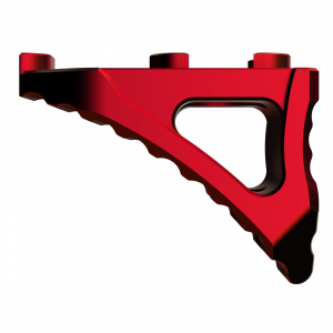 Rise Armament Micro Hand Stop Skeletonized Red Aluminum for M-LOK Handgaurd