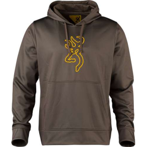 BROWNING TECH HOODIE LS MAJOR BROWN LARGE*