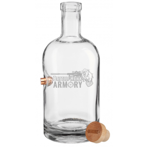 Benshot 45 ACP BattleHawk Armory 750 ml Decanter Glass