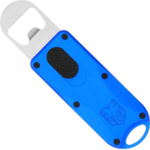 COBRATEC OTF BOTTLE OPENER BLUE 4.62 OAL W/LANYARD LOOP