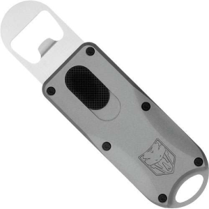 COBRATEC OTF BOTTLE OPENER GREY 4.62 OAL W/LANYARD LOOP