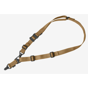 Magpul MAG514-COY MS3 Gen2 Sling 1.25 W Adjustable One-Two Point Coyote Nylon Webbing for Rifle