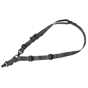 Magpul MAG514-GRY MS3 Gen2 Sling 1.25 W Adjustable One-Two Point Gray Nylon Webbing for Rifle