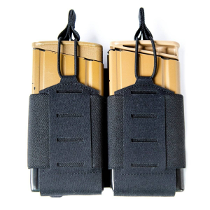 BH FOUNDATION DBL AR10 MAG POUCH BLK