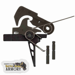 BHA Precision AR-15 FCG GI Style Flat Mil Spec Black Trigger