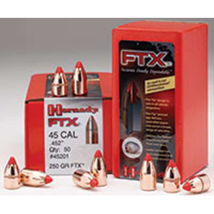 Hornady 45218 FTX Handgun 45 Cal .452 225 gr Flex Tip eXpanding 100 Per Box