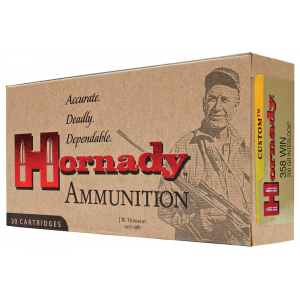 HORNADY 91318 Custom 358 Win 200 Gr Interlock Spire Point 20 Bx/ 10 Cs