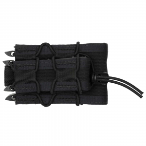 High Speed Gear 11DD00BK TACO MOLLE Double Decker Modular Rifle/Pistol Mag Pouch Black Nylon w/Polymer Divider