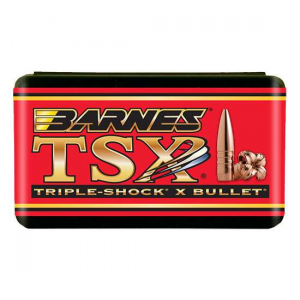 Barnes Bullets 30353 TSX  30 Caliber .308 180 GR TSX Boat Tail 50 Per Box