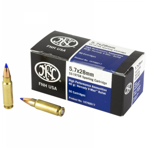 FN Hornady V-Max Ammo