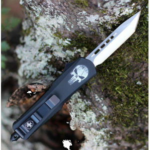 Templar Knife SFL23-2 Fallen Small 2.25 Tanto Plain Black 440C Stainless Steel Black Zinc Aluminum Alloy Handle OTF