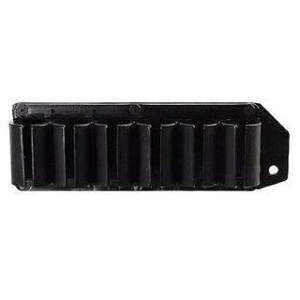 TacStar 1081157 SideSaddle  Rem 870, 1100, 1187 12 Gauge 6 Black Polymer w/Aluminum Mounting Plate