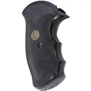 Pachmayr 03266 Gripper Pistol Grip S&W K/L Frame Round Butt Black Rubber