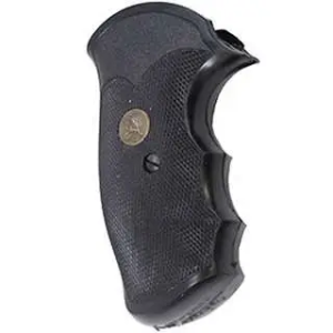 Pachmayr 03250 Gripper Pistol Grip S&W J Frame Square Butt Black Rubber