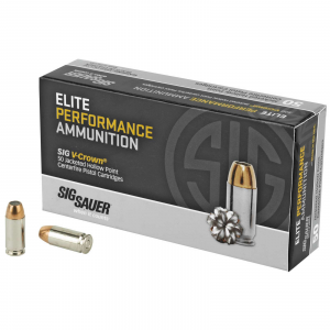 AMMO, 40S&W, 165GR, ELITE V-CROWN, JHP, BOX/50