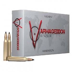 NOSLER 65155 Varmageddon 22-250 Rem 55 Gr Flat Base Tipped (fbt) 20 Rd Box