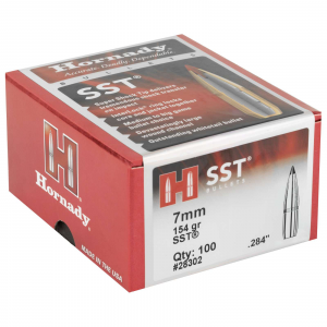 Hornady 28302 SST  7mm .284 154 gr Super Shock Tip 100 Per Box
