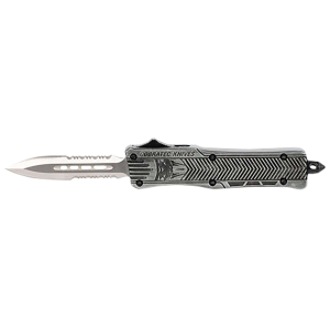 Cobra Tec Knives SSWCTK1SDAG2SS CTK-1 Small 2.75 Part Serrated Stonewashed Aluminum Handle Dagger
