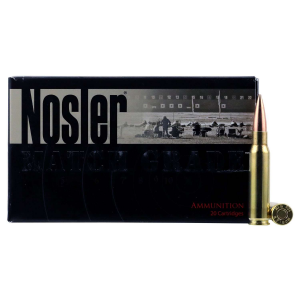 NOSLER 60132 Match Grade Rdf 308 Win 175 Gr Hollow Point Boat Tail (hpbt) 20 Bx/ 10 Cs