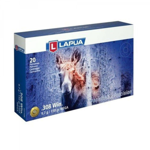 LAPUA Rifle Ammo 308 Winchester 150gr Mega Soft Point 20rd Box