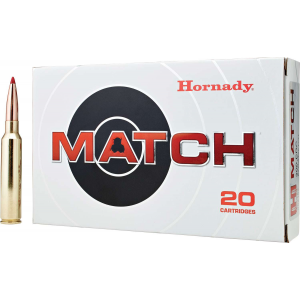 HORNADY 82162 Match 300 Prc 225 Gr Extremely Low Drag-match Rifle Ammunition 20 Rd Box