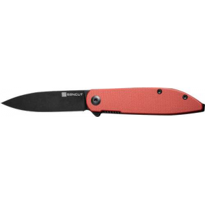 SENCUT KNIFE BOCLL II 2.96 BURGUNDY G10/BLACK LINER LOCK